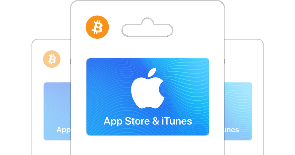 Buy Itunes Gift Cards With Bitcoin Or Altcoins - 